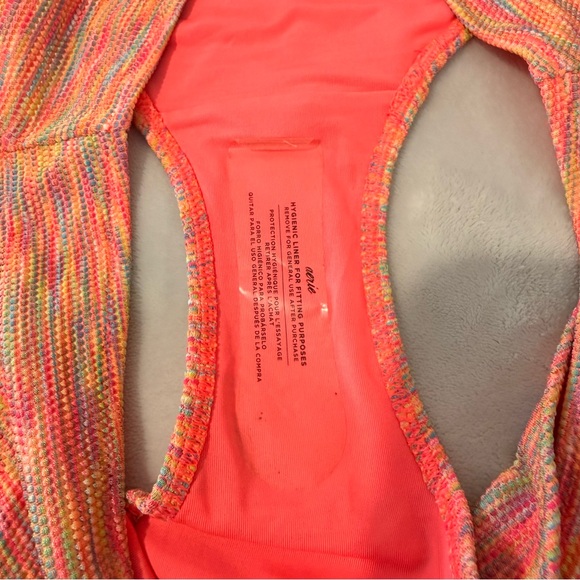 NEW Aerie Neon Space Dye Rainbow Bikini Bottoms Bikini Style Size XL - Picture 8 of 8